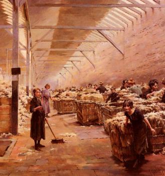 Ferdinand Joseph Gueldry : The Wool Shed
